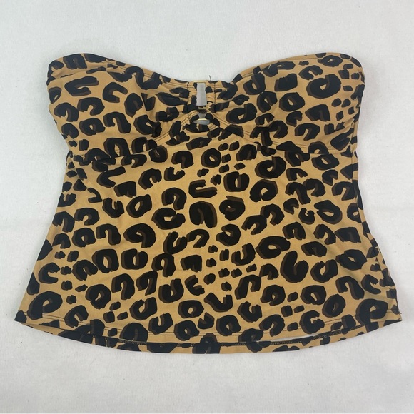a.n.a | Swim | Size 2 A New Approach Strapless Animal Print Tankini ...